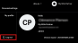 Screenshot of the "Your profile" section with the "Log out" icon highlighted