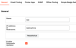 Service client settings screen showing general configuration fields, including name, IP address, and update settings
