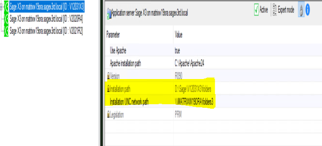 Network and Installation paths