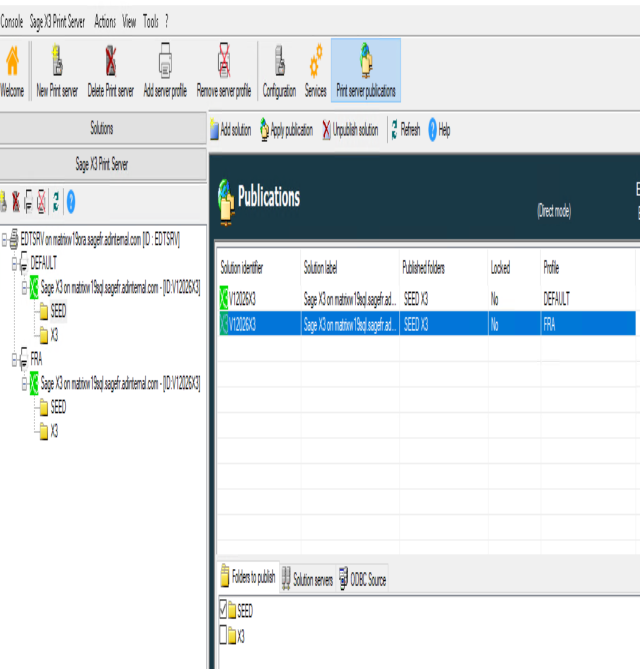 PrintServer multi instances  publicationGrid