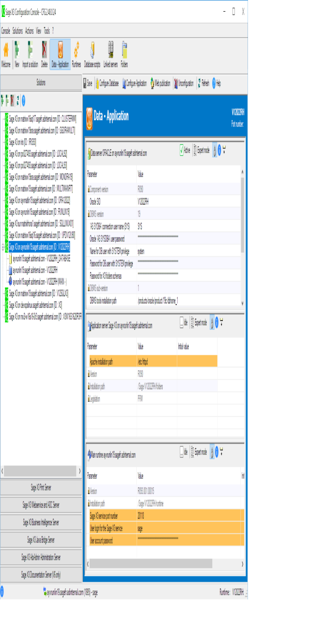 Console - Manual configuration