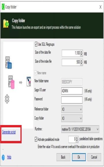 Copy parameters