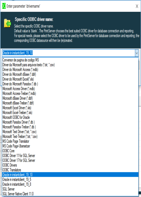 ODBC driver