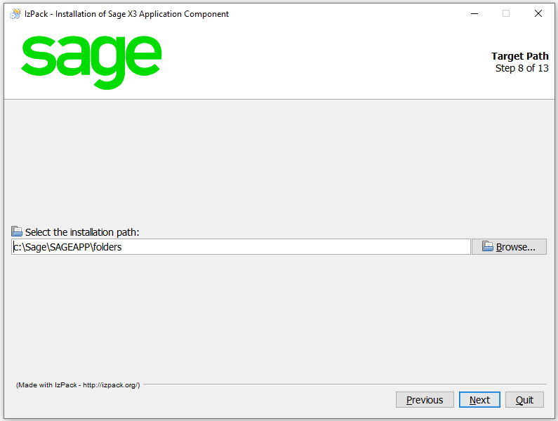 Installing the application server