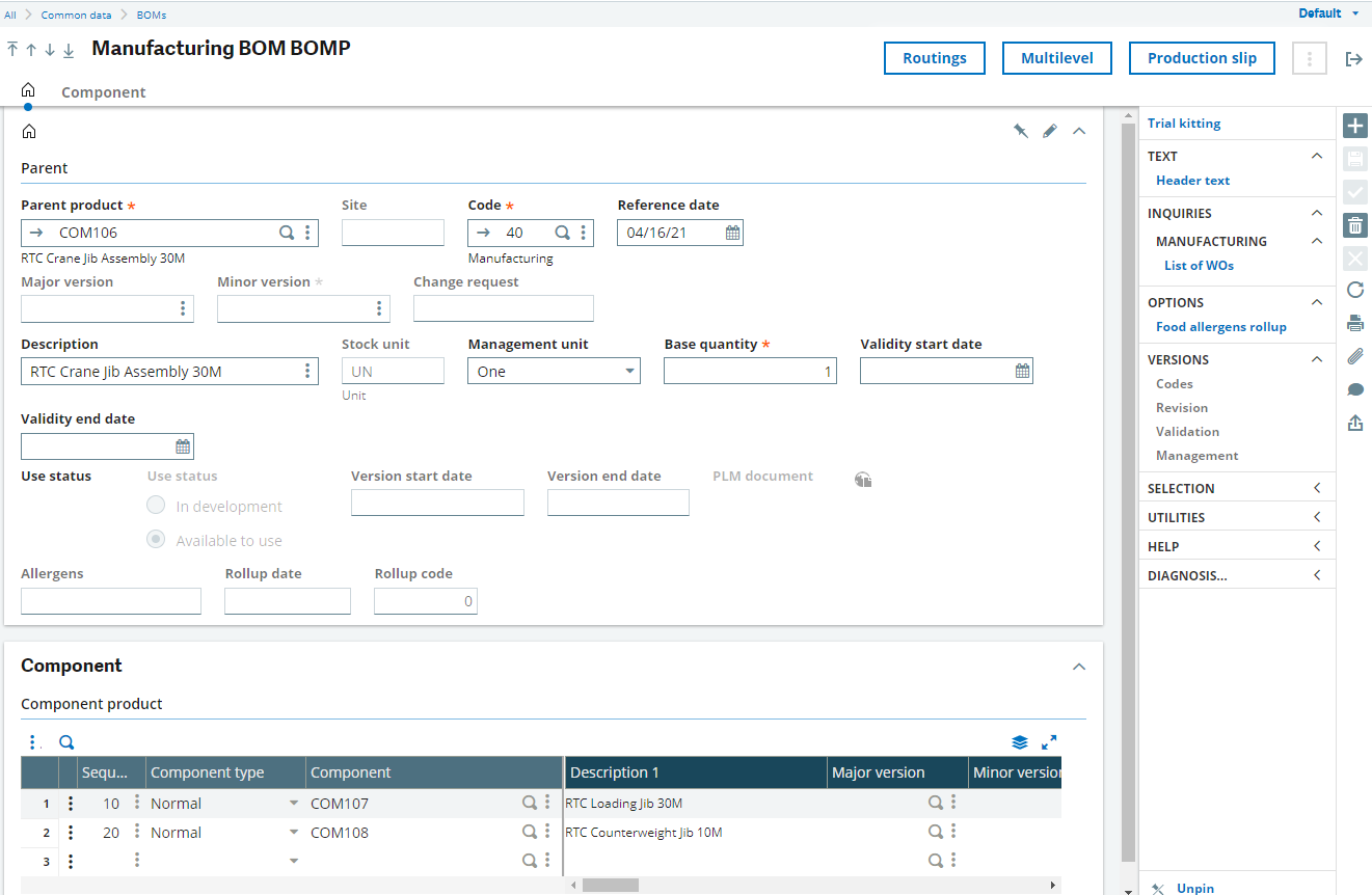 Manufacturing Appendix Appendix 2: Use case example for the construction sector