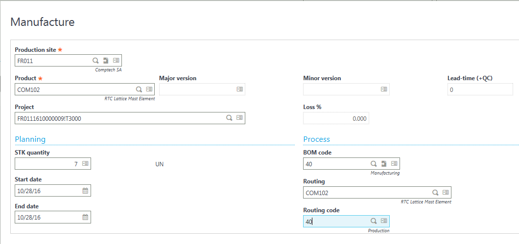 Appendix 4: Generating orders