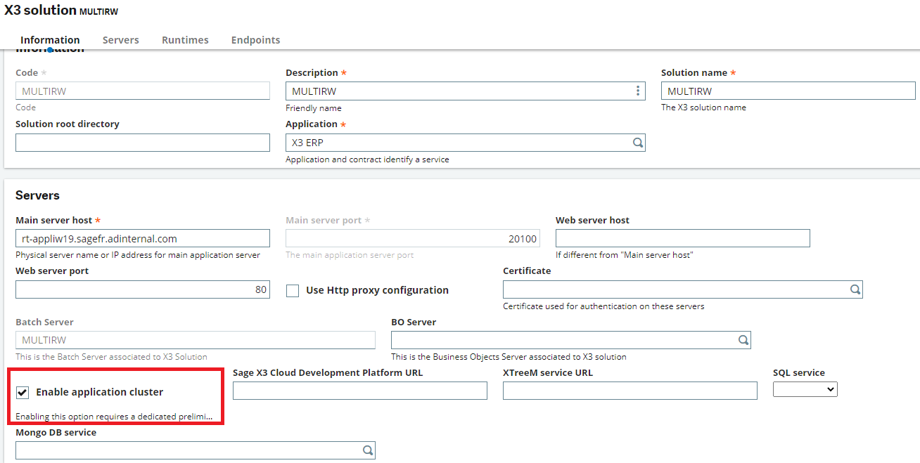 Runtime Loader Load balancer setup